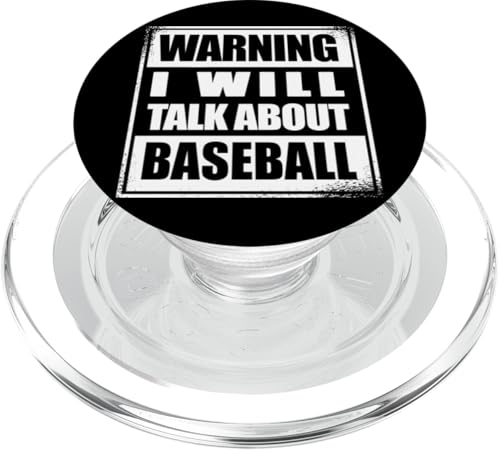 Baseball Softball TALK ABOUT Baseball Baseballspieler PopSockets PopGrip für MagSafe von Softball Baseball Zubehör Sport Geschenke Shirts
