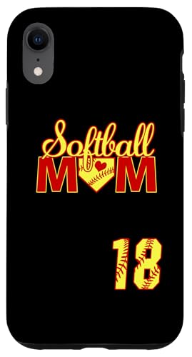 Softball Mama Muttertag #18 Fastpitch Jersey Nummer 18 Hülle für iPhone XR Softball Mama Muttertag #18 Fastpitch Jersey Nummer 18 Hülle für iPhone XR von Softball Mom Mother's Day Fastpitch Jersey Gifts