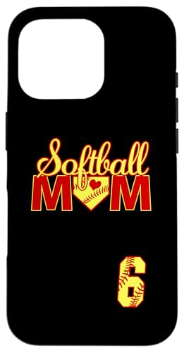 Softball Mama Muttertag #6 Fastpitch Jersey Nummer 6 Hülle für iPhone 16 Pro Softball Mama Muttertag #6 Fastpitch Jersey Nummer 6 Hülle für iPhone 16 Pro von Softball Mom Mother's Day Fastpitch Jersey Gifts