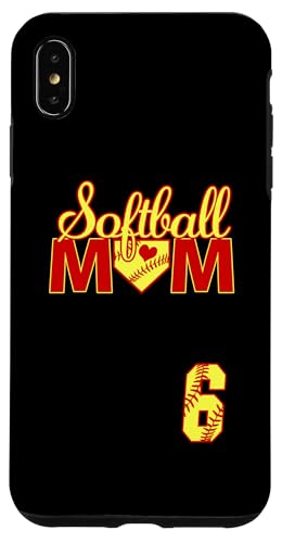 Softball Mama Muttertag #6 Fastpitch Jersey Nummer 6 Hülle für iPhone XS Max Softball Mama Muttertag #6 Fastpitch Jersey Nummer 6 Hülle für iPhone XS Max von Softball Mom Mother's Day Fastpitch Jersey Gifts