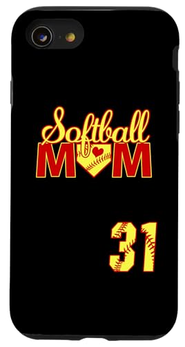 Softball Mom Mother's Day #31 Fastpitch Trikot Nummer 31 Hülle für iPhone SE (2020) / 7 / 8 von Softball Mom Mother's Day Fastpitch Jersey Gifts