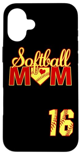 Softball Mutter Muttertag #16 Fastpitch Trikot Nummer 16 Hülle für iPhone 16 Plus Softball Mutter Muttertag #16 Fastpitch Trikot Nummer 16 Hülle für iPhone 16 Plus von Softball Mom Mother's Day Fastpitch Jersey Gifts