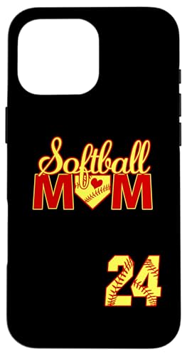 Softball Mutter Muttertag #24 Fastpitch Trikot Nummer 24 Hülle für iPhone 16 Pro Max Softball Mutter Muttertag #24 Fastpitch Trikot Nummer 24 Hülle für iPhone 16 Pro Max von Softball Mom Mother's Day Fastpitch Jersey Gifts