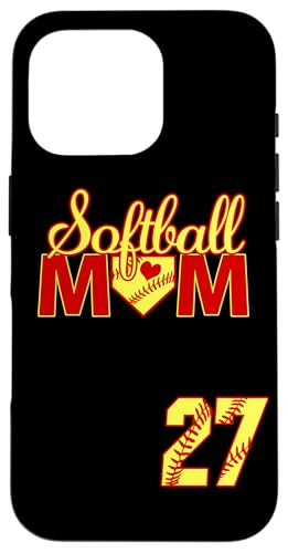 Softball Mutter Muttertag #27 Fastpitch Trikot Nummer 27 Hülle für iPhone 16 Pro Softball Mutter Muttertag #27 Fastpitch Trikot Nummer 27 Hülle für iPhone 16 Pro von Softball Mom Mother's Day Fastpitch Jersey Gifts