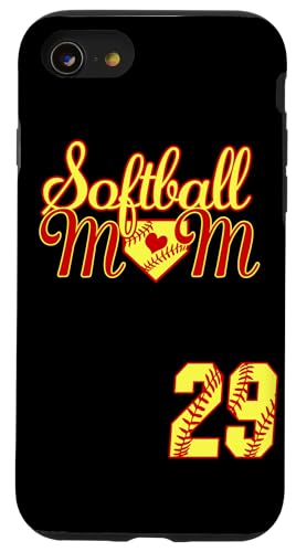 Softball Mutter Muttertag #29 Fastpitch Player Trikot Hülle für iPhone SE (2020) / 7 / 8 von Softball Mom Mother's Day Fastpitch Jersey Gifts