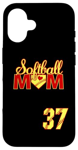 Softball Mutter Muttertag #37 Fastpitch Trikot Nummer 37 Hülle für iPhone 16 Softball Mutter Muttertag #37 Fastpitch Trikot Nummer 37 Hülle für iPhone 16 von Softball Mom Mother's Day Fastpitch Jersey Gifts