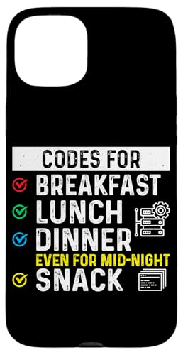 Codes Meal Software Entwickler Design für Programmierer Hülle für iPhone 15 Plus Codes Meal Software Entwickler Design für Programmierer Hülle für iPhone 15 Plus von Software Developer Designs For Coders
