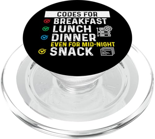 Codes Meal Software Entwickler Design für Programmierer PopSockets PopGrip für MagSafe Codes Meal Software Entwickler Design für Programmierer PopSockets PopGrip für MagSafe von Software Developer Designs For Coders