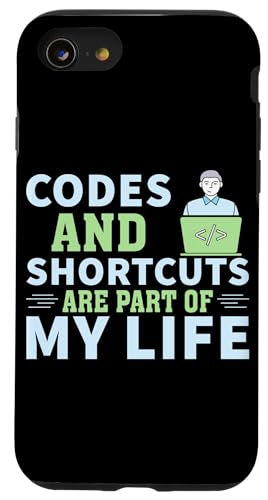 Codes und Shortcuts Softwareentwickler Design für Codes Hülle für iPhone SE (2020) / 7 / 8 von Software Developer Designs For Coders
