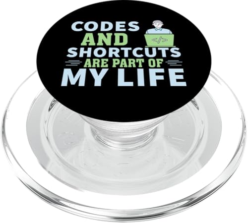 Codes und Shortcuts Softwareentwickler Design für Codes PopSockets PopGrip für MagSafe von Software Developer Designs For Coders