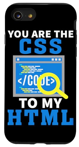 Das CSS zu meinem HTML-Softwareentwickler-Design für Programmierer Hülle für iPhone SE (2020) / 7 / 8 von Software Developer Designs For Coders