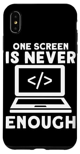 One Screen Never Enough Softwareentwickler für Coder Hülle für iPhone XS Max One Screen Never Enough Softwareentwickler für Coder Hülle für iPhone XS Max von Software Developer Designs For Coders
