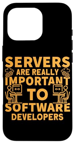 Server sind wichtiges Softwareentwickler-Design für Coder Hülle für iPhone 16 Pro Server sind wichtiges Softwareentwickler-Design für Coder Hülle für iPhone 16 Pro von Software Developer Designs For Coders