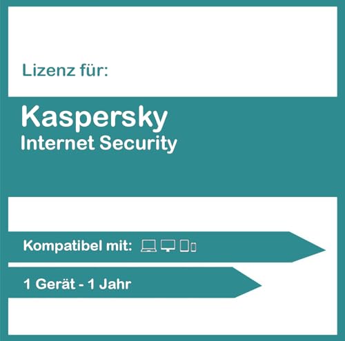 Lizenz für Kaspersky Internet Security | 1 Gerät | 1 Jahr | Vollversion | PC/Mac/Android | Lizenzcode per Post in einer frustfreien Verpackung von Software-Monkeyz von Software Monkeyz