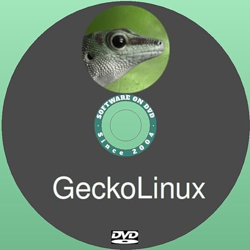 Neueste neue Version des Gecko Linux OS „LXQT“-Betriebssystems auf DVD von Software on DVD