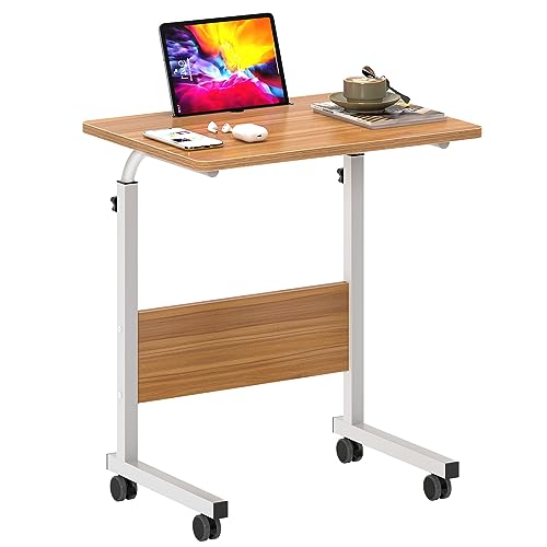 SogesHome Laptoptisch 60 * 40cm Beistelltisch auf Rollen Betttisch höhenverstellbar PC-Tisch mit Rollen, Stehpult,Mobile Computertische,Kleiner Schreibtisch,Desktop mit Nut, Nachttisch,Essentisch SogesHome Laptoptisch 60 * 40cm Beistelltisch auf Rollen Betttisch höhenverstellbar PC-Tisch mit Rollen, Stehpult,Mobile Computertische,Kleiner Schreibtisch,Desktop mit Nut, Nachttisch,Essentisch von SogesHome