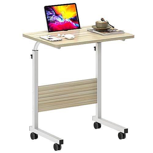 SogesHome Laptoptisch 60 * 40cm höhenverstellbar PC-Tisch mit Rollen, Betttisch, Beistelltisch,Kleiner Schreibtisch,Desktop mit Nut,Weißer Ahorn 05#3-60MP-SH SogesHome Laptoptisch 60 * 40cm höhenverstellbar PC-Tisch mit Rollen, Betttisch, Beistelltisch,Kleiner Schreibtisch,Desktop mit Nut,Weißer Ahorn 05#3-60MP-SH von SogesHome
