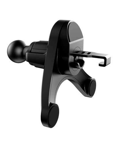 Sohini Handyhalterung Auto Upgrade Autotelefonhalter Basis 17mm Kugelkopf Cliphalterung Lüftungsschlitz Haken Auslassklemme Unterstützung Schwerkraft Magnetische Halterung Handyhalter Auto(Short) von Sohini