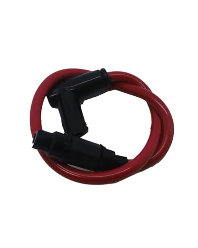 Sohini Kupferkern Geeignet Für CG CB50-250 Modifiziertes Hochspannungspaket Motorrad Geländewagen Modifizierte Leitung Zündleitung Startleitung Silikonkabel(Red) von Sohini