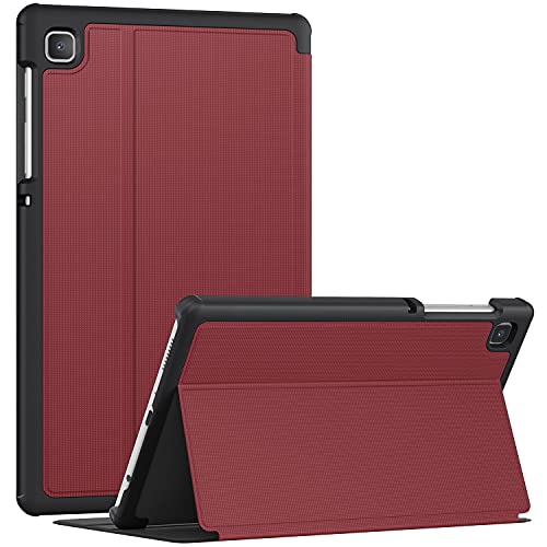 Soke Hülle für Samsung Galaxy Tab A7 Lite 8.7 Zoll 2021, Premium TPU Leder Folio Ständer Schutzhülle, Magnetische Smart Cover Case für Samsung Tab A7 SM-T220/SM-T225, Rot von Soke