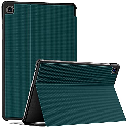 Soke Hülle für Samsung Galaxy Tab S6 Lite 10,4 Zoll 2020, Premium TPU Rückendeckel Smart Cover mit Auto Schlaf/Wach, Folio Schutzhülle für Samsung Tablet Tab SM-P610 / P615, Blaugrün von Soke