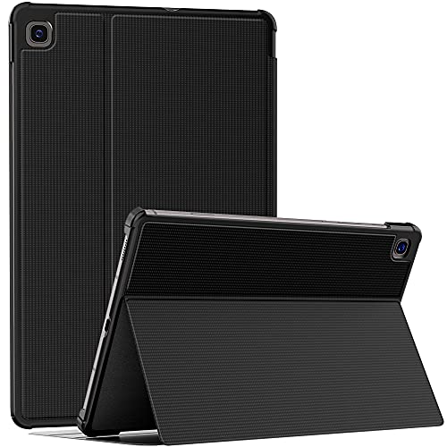 Soke Hülle für Samsung Galaxy Tab S6 Lite 10,4 Zoll 2020, Premium TPU Rückendeckel Smart Cover mit Auto Schlaf/Wach, Folio Schutzhülle für Samsung Tablet Tab SM-P610 / P615, Schwarz von Soke