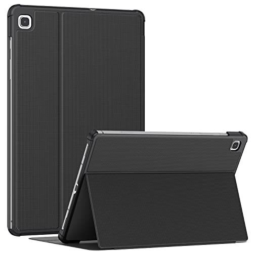 Soke Hülle für Samsung Galaxy Tab S6 Lite 10,4 Zoll 2020, Premium TPU Rückendeckel Unterstützung Auto Schlaf/Wach, Folio Stand Schutzhülle für Galaxy Tab S6 Lite SM-P610 / P615, Schwarz von Soke