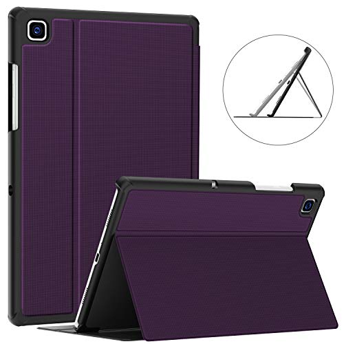 Soke Schutzhülle für Samsung Galaxy Tab A7 10.4 2020, hochwertig, stoßfest, Standfunktion, verschiedene Betrachtungswinkel, harte TPU-Rückseite 26,4 cm (10,4 Zoll) Tablet [SM-T500/T505/T507], Violett von Soke