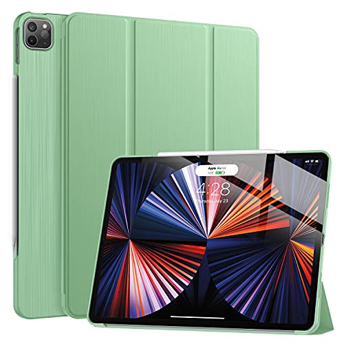 Soke Schutzhülle für iPad Air 13 Zoll (M3/M2) 2025/2024, iPad Pro 12,9 Hülle 2022 2021 (6. 5. Generation) – [schlanker dreifach faltbarer Ständer + automatische Wake/Sleep], schützende harte von Soke