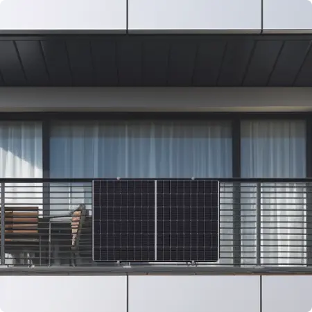 430W Balkonkraftwerk mit Balkonhalterung (Winkel) - SolGenix von SolGenix