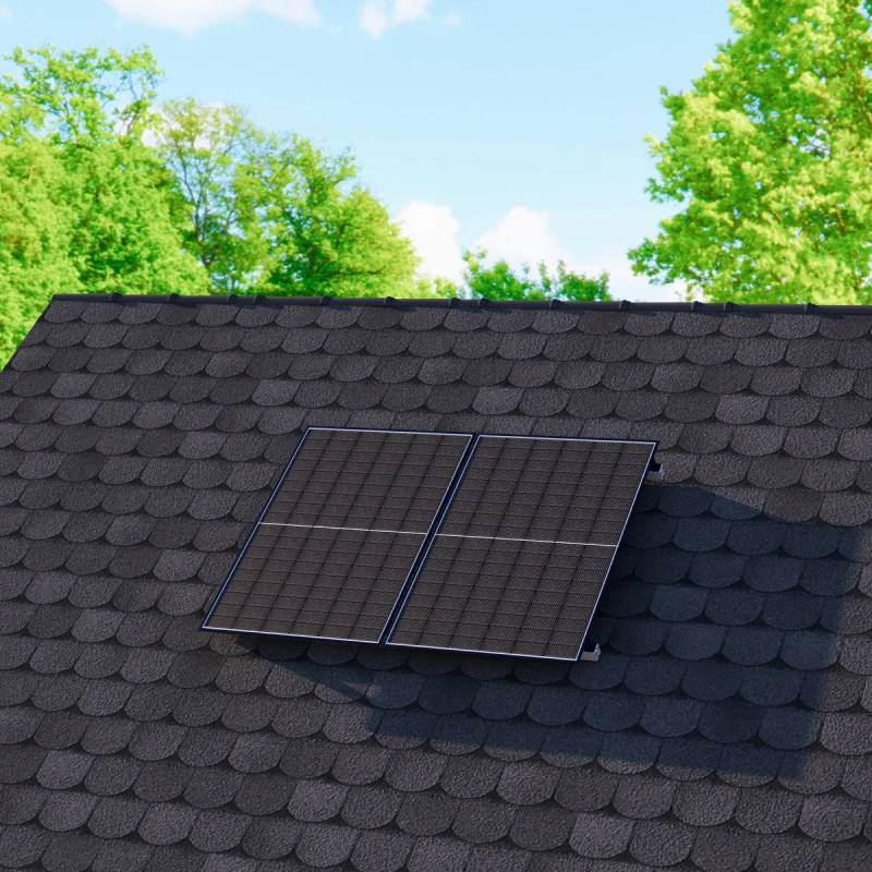 860W Gartenhaus / Stockschrauben Balkonkaftwerk von SolGenix