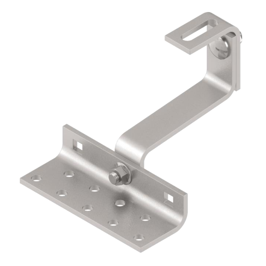 Dachhaken 3-fach verstellbar - 32mm Lattung Dachhaken 3-fach verstellbar - 32mm Lattung von SolGenix