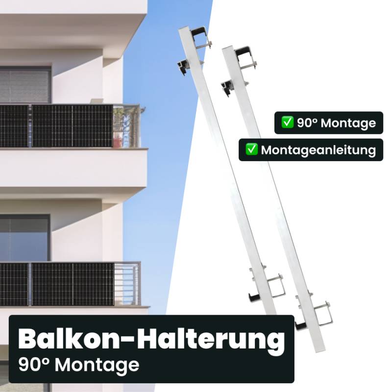 Halterung: Balkon (90°) von SolGenix