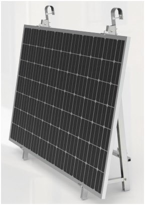 Universalhalterung für Photvoltaik-Modul silber von Solar-Lieferant