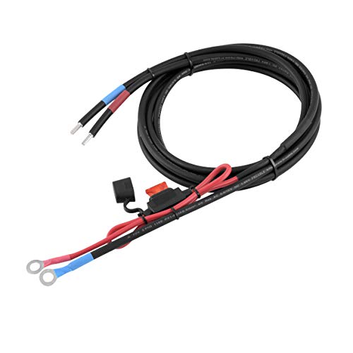 enjoysolar 6mm² Batteriekabel Solarladeregler und Batterie mit Sicherung M8-Ringösen (10A 6mm² M8) von SolarV