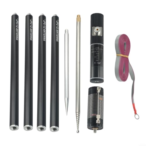 Solaughguy JPC-12 7 MHz - 50 MHz 100 W 8-Band HF tragbare Kurzwellenantenne für Amateurfunk, Amateur-QRP für GP-Antenne, Basis aus Aluminiumlegierung, Multiband-Lastspule Solaughguy JPC-12 7 MHz - 50 MHz 100 W 8-Band HF tragbare Kurzwellenantenne für Amateurfunk, Amateur-QRP für GP-Antenne, Basis aus Aluminiumlegierung, Multiband-Lastspule von Solaughguy
