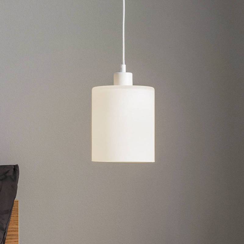 Pendellampe Soda mit Glasschirm weiß Ø 15cm von Solbika Lighting