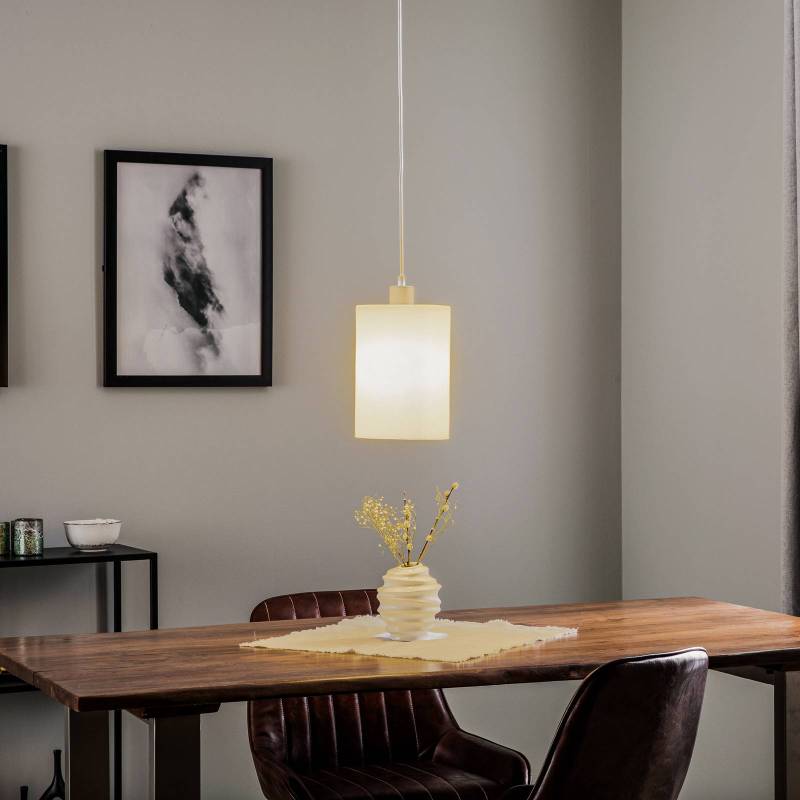 Pendellampe Soda mit Glasschirm weiß Ø 18cm von Solbika Lighting