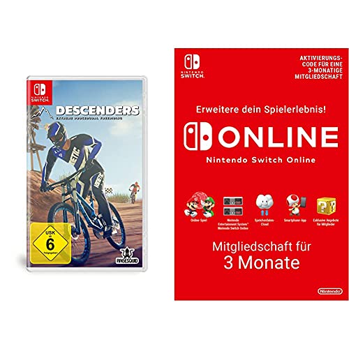 Descenders - [Nintendo Switch] & Nintendo Switch Online Mitgliedschaft - 3 Monate | Switch Download Code von Sold Out