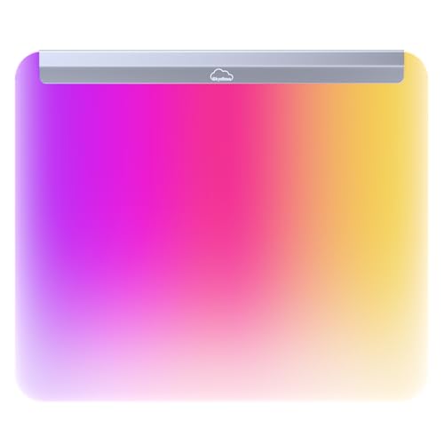 Soleil X3 Gaming-Mauspad, Monitor-Farbsynchronisation, RGB-Hintergrundbeleuchtung, 18-Zonen-LED-Beleuchtung, Musik-Synchronisationsmodus, cooles Mauspad für Gaming-Schreibtisch, 36 x 32 cm von Soleil