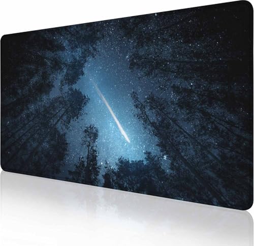 Großes erweitertes Gaming-Mauspad mit genähten Kanten, rutschfeste Gummiunterseite, Mauspad für Büro, Computer, Tastatur, Laptop und Schreibtischunterlage für Zuhause, 80 x 40 cm, blauer Himmel Großes erweitertes Gaming-Mauspad mit genähten Kanten, rutschfeste Gummiunterseite, Mauspad für Büro, Computer, Tastatur, Laptop und Schreibtischunterlage für Zuhause, 80 x 40 cm, blauer Himmel von Solekla