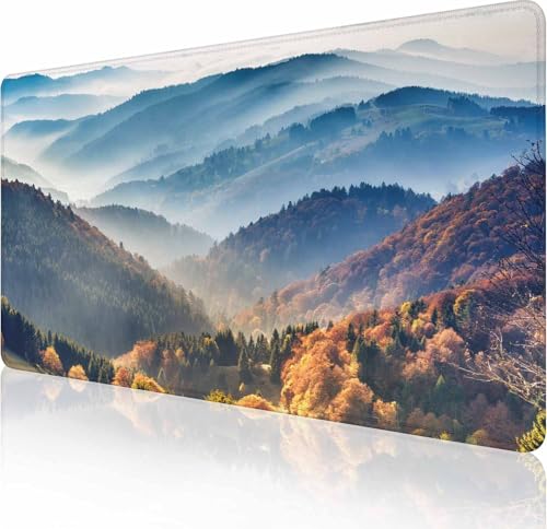 Großes erweitertes Gaming-Mauspad mit genähten Kanten, rutschfeste Gummiunterseite, Mauspad für Büro, Computer, Tastatur, Laptop und Schreibtischunterlage für Zuhause, 80 x 40 x 0,3 cm, malerische Großes erweitertes Gaming-Mauspad mit genähten Kanten, rutschfeste Gummiunterseite, Mauspad für Büro, Computer, Tastatur, Laptop und Schreibtischunterlage für Zuhause, 80 x 40 x 0,3 cm, malerische von Solekla