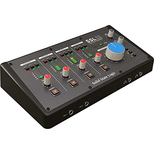 SSL 12 12-In/8-Out-USB-Bus-Audio-Interface, 32 Bit/192 kHz, inklusive SSL Production Pack-Softwarepaket von SSL
