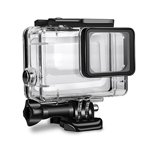 Wasserdichtes Gehäuse für GoPro Hero 7 Black 6 5, schützende schützende schützende Unterwasser-Tauchhülle für Go Pro Hero 7 6 5 2018 Sport-Action-Kamera von Solidpin