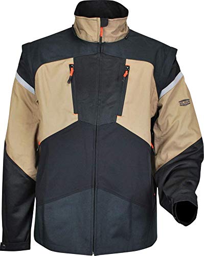 SOLIDUR HAVEBE-L Handy Jacke, Beige/Schwarz, Größe L von Solidur