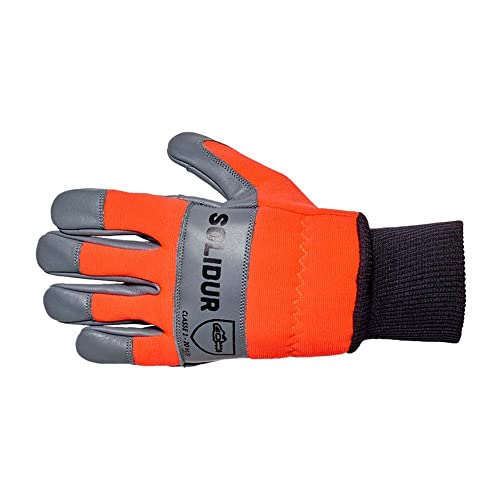 Solidur GA12 - Kettensägenhandschuhe En381-7 Klasse 1 Design A - Linke Hand - Außergewöhnlicher Komfort und Schutz - Größe T9 von Solidur