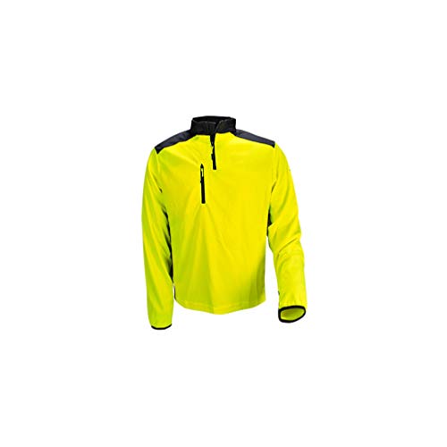 Solidur TEMLJA-XS Shirt Fleece, langärmlig, Brusttasche mit ZIP, Farbe Gelb, Größe XS von Solidur