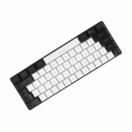 RGB -Tastatur, 61 Tasten Mechanische Feeling -Kabel -Gaming -Tastatur mit Einstellbarem Ständer, Typ C -Schnittstelle, RGB -Hintergrundbeleuchtung für 98 NT 2000, XP 7 8 10, von Solinder