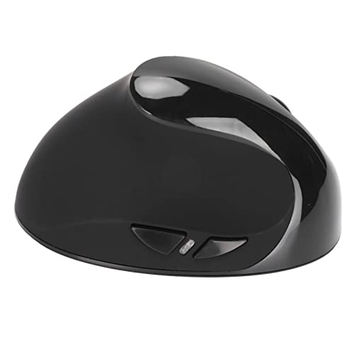Solinder Linkshänder Vertikaler Maus -Wireless mit Wiederaufladbarem Akku & 1600 DPI für PC -Laptops (Schwarz) von Solinder