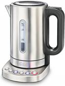 SOLIS Vario Temp Kettle - 1,7 l - 2200 W - Edelstahl - Edelstahl - Regelbare Temperatur - Wasserstandsanzeige - Edelstahl (SO210) von Solis